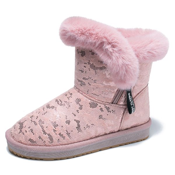 women's snow boots warm short plush middle tube ventilation boots platform ladies women comfortable zapatos mujer y12-20, Black
women's snow boots warm short plush middle tube ventilation boots platform ladies women comfortable zapatos mujer y12-20, Black