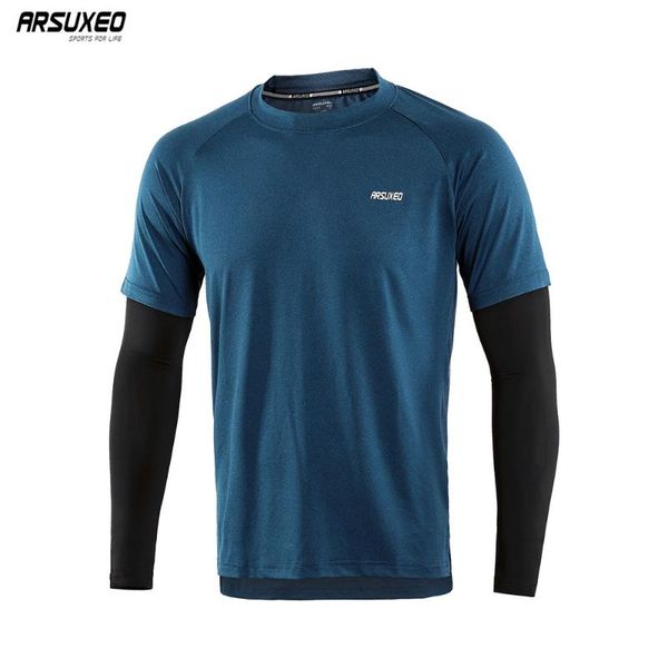 arsuxeo men's autumn running shirts quick dry fit compression sport shirt long sleeve workout training elastic fitness gym18t8, Black;blue
arsuxeo men's autumn running shirts quick dry fit compression sport shirt long sleeve workout training elastic fitness gym18t8, Black;blue