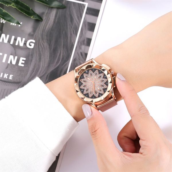 vansvar women casual stainless steel band quartz watch fashion lucky flower rhinestone watch ladies luxury clock reloj mujer a40, Slivery;brown
vansvar women casual stainless steel band quartz watch fashion lucky flower rhinestone watch ladies luxury clock reloj mujer a40, Slivery;brown