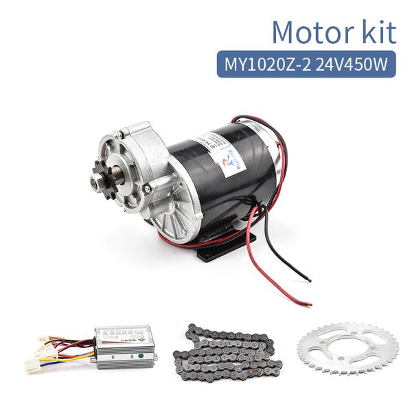 ebike conversion kit bicicleta electrica 450w 24v 36v 48v dc brushed motor with brush controller 420 38t tooth 77link chain
ebike conversion kit bicicleta electrica 450w 24v 36v 48v dc brushed motor with brush controller 420 38t tooth 77link chain