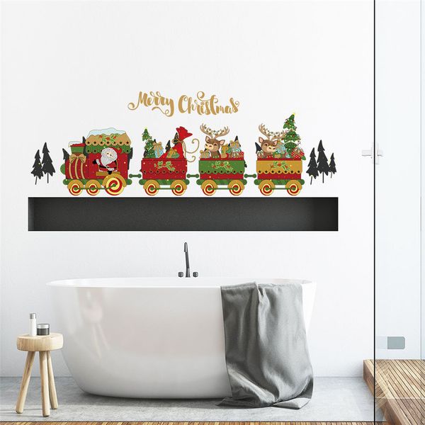 wall stickers mobile creative wall affixed with decorative window decoration santa claus train creative sticker 60x45
wall stickers mobile creative wall affixed with decorative window decoration santa claus train creative sticker 60x45