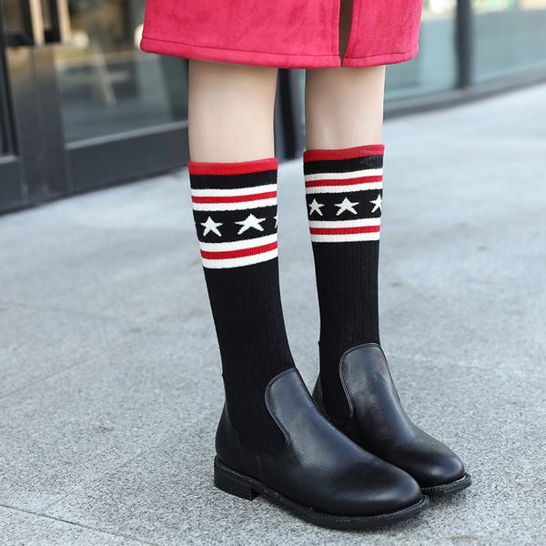 brand sock boots women over the knee boots shoes woman autumn winter knitted shoes long thigh high elastic slim size 35-40, Black
brand sock boots women over the knee boots shoes woman autumn winter knitted shoes long thigh high elastic slim size 35-40, Black