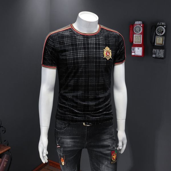 summer cotton short sleeve men's round neck t shirt black embroidered youth print slim fit bottoming shirt asia size s-4xl, White;black
summer cotton short sleeve men's round neck t shirt black embroidered youth print slim fit bottoming shirt asia size s-4xl, White;black