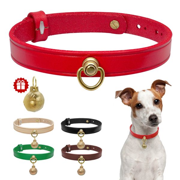 dog collar genuine leather dog collar for small medium dogs cats soft adjustable pet with copper bell chihuahua yorkie
dog collar genuine leather dog collar for small medium dogs cats soft adjustable pet with copper bell chihuahua yorkie