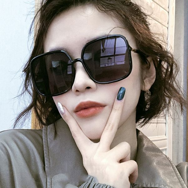 2020 star all-match sun sun fashion ins солнцезащитные очки большая рамка очки, White;black
2020 star all-match sun sun fashion ins солнцезащитные очки большая рамка очки, White;black