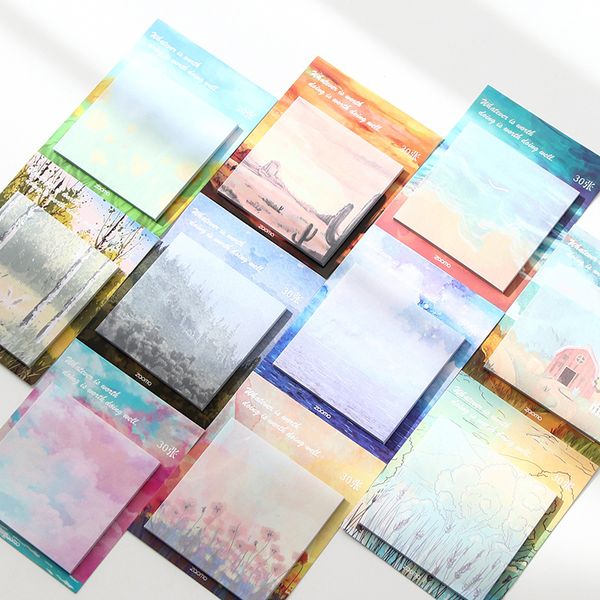painting landscape memo pad planner sticky notes paper sticker notepad kawaii stationery pepalaria office school supplies, Purple;pink
painting landscape memo pad planner sticky notes paper sticker notepad kawaii stationery pepalaria office school supplies, Purple;pink