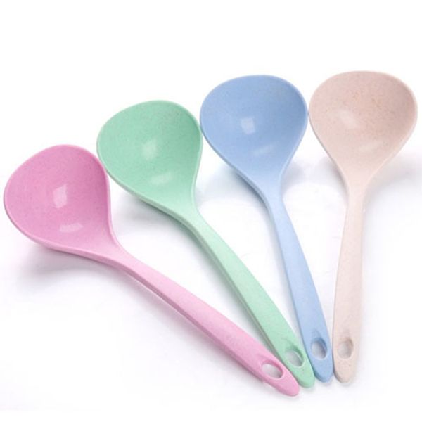 tableware wheat straw rice ladle 4 colours long handle soup spoon meal dinner scoops kitchen supplies cooking tool
tableware wheat straw rice ladle 4 colours long handle soup spoon meal dinner scoops kitchen supplies cooking tool