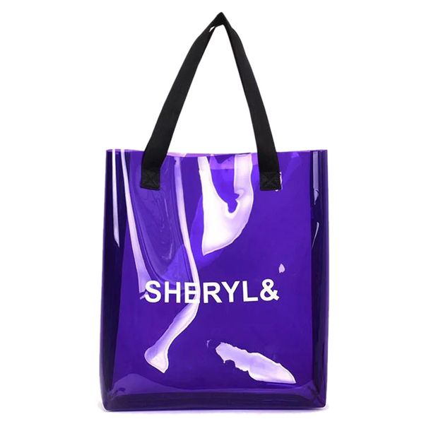 transparent women's handbag fashion bag transparent plastic jelly bag beach summer shoulder shoulder purple
transparent women's handbag fashion bag transparent plastic jelly bag beach summer shoulder shoulder purple
