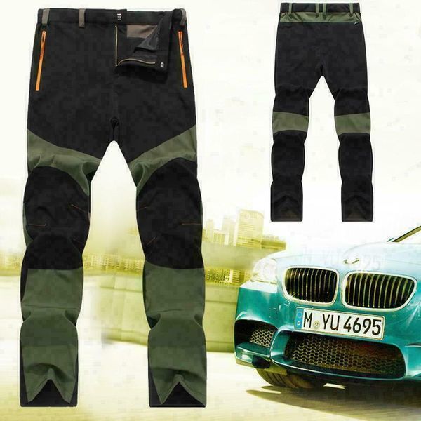 new men soft shell outdoor pants waterproof walking hiking trousers breathable pants, Black
new men soft shell outdoor pants waterproof walking hiking trousers breathable pants, Black