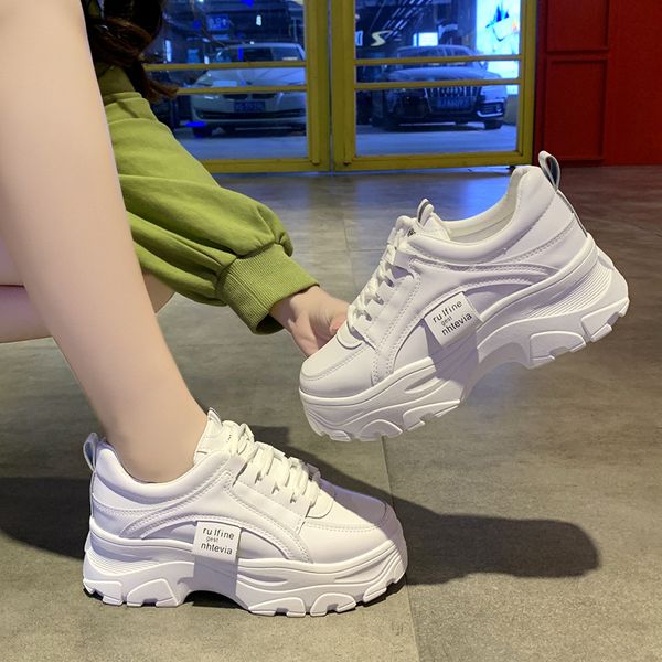 chunky sneakers women autumn thick bottom height increasing casual shoes woman mesh platform vulcanize white shoes 2019, Black
chunky sneakers women autumn thick bottom height increasing casual shoes woman mesh platform vulcanize white shoes 2019, Black