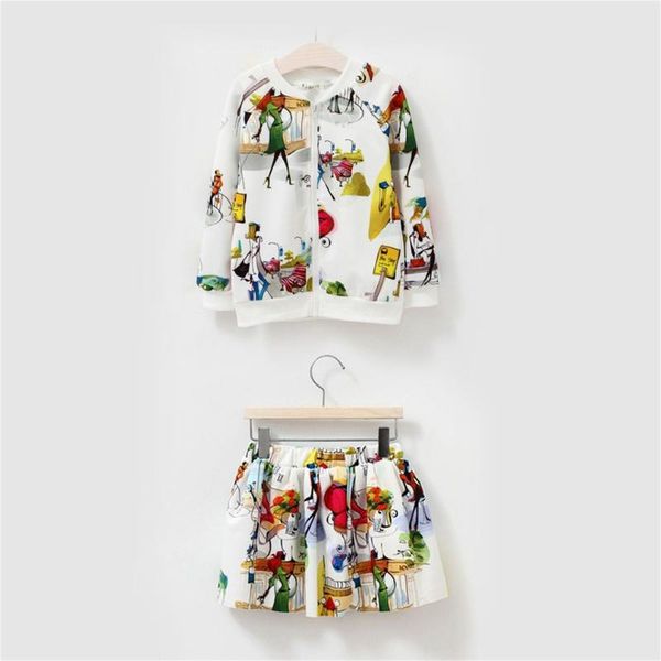 spring autumn baby girls air layer printing long sleeves zipper coat and skirt fashion and casual two-piece set, White
spring autumn baby girls air layer printing long sleeves zipper coat and skirt fashion and casual two-piece set, White