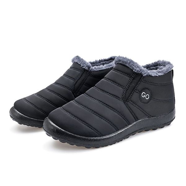 men boots warm plush inside 2019 keep antiskid bottom waterproof snow boots solid men shoes winter zapatos de hombre, Black
men boots warm plush inside 2019 keep antiskid bottom waterproof snow boots solid men shoes winter zapatos de hombre, Black