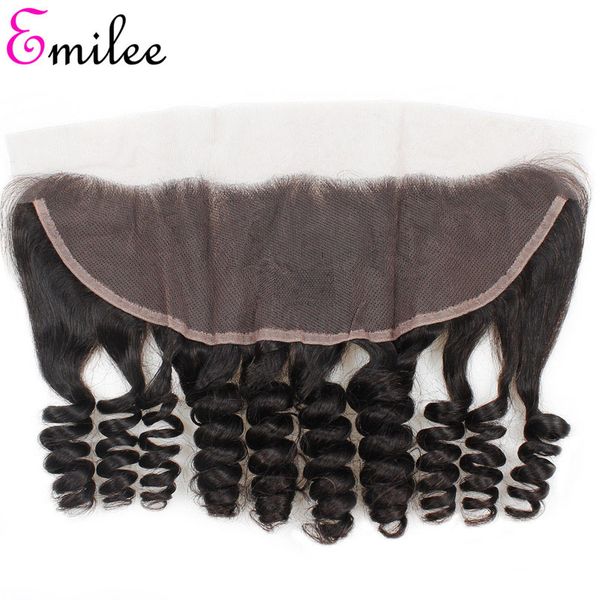 emilee 13*4 transparent lace frontal brazilian loose wave remy human hair hd swiss lace frontal closure 20 inch, Black
emilee 13*4 transparent lace frontal brazilian loose wave remy human hair hd swiss lace frontal closure 20 inch, Black