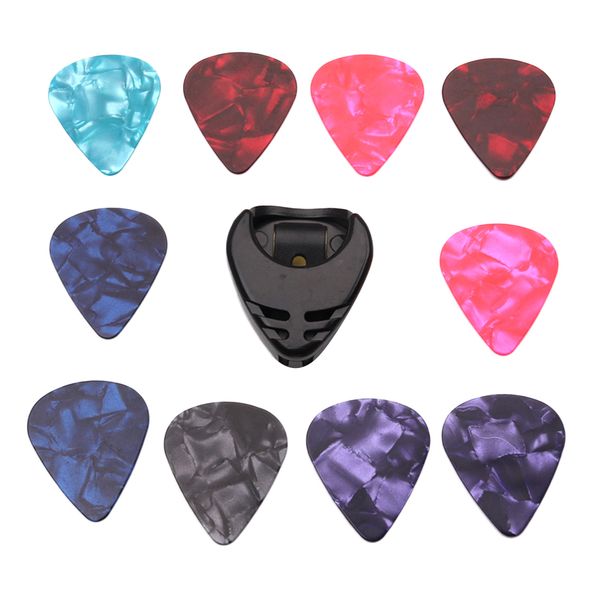 guitar pick holder stick-on with 10 pcs 0.46mm thin celluloid guitar picks, assorted color
guitar pick holder stick-on with 10 pcs 0.46mm thin celluloid guitar picks, assorted color