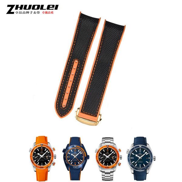 high quantity watchband for omg 007 9900 8900 silicone rubber with nylon canvas 20mm 22mm with stainless steel folding buckle
high quantity watchband for omg 007 9900 8900 silicone rubber with nylon canvas 20mm 22mm with stainless steel folding buckle