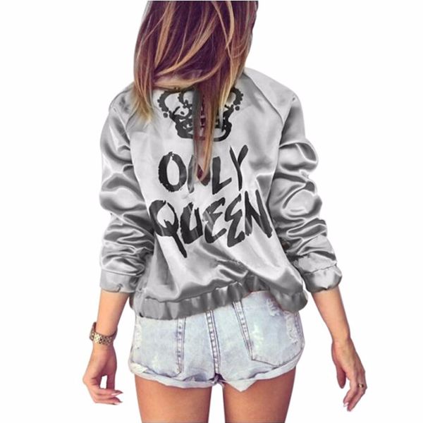 harajuku autumn women bomber jacket women coat crown queen print long sleeve zipper coat biker casual short outwea, Black;brown
harajuku autumn women bomber jacket women coat crown queen print long sleeve zipper coat biker casual short outwea, Black;brown