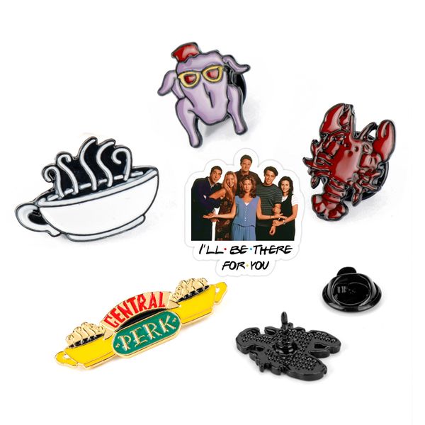 tv friends central park logo coffee cup you're my lobster brooch enamel pin women men lapel collar brooches pins, Gray
tv friends central park logo coffee cup you're my lobster brooch enamel pin women men lapel collar brooches pins, Gray