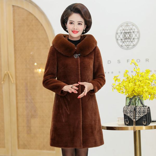 winter women lmitated mink wool hooded coats female thicken warm thermal plush fake mink cashmere hood overcoat purple caramel, Black
winter women lmitated mink wool hooded coats female thicken warm thermal plush fake mink cashmere hood overcoat purple caramel, Black