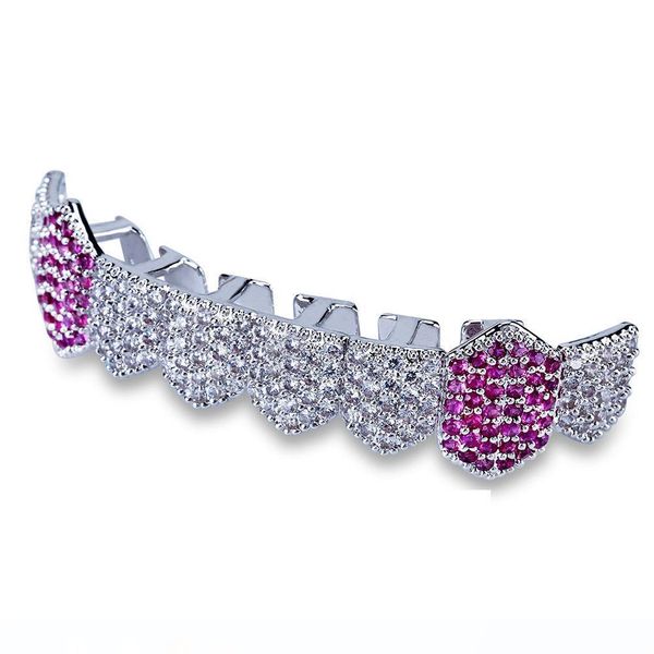 hip hop teeth grills gold silver color iced out micro pave micro pave 8 teeth grillz bottom charm for men women jewelry, Black
hip hop teeth grills gold silver color iced out micro pave micro pave 8 teeth grillz bottom charm for men women jewelry, Black