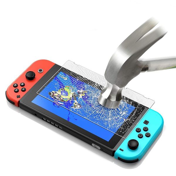 9h ultra thin premium tempered glass screen protector film hd clear anti-scratch for nintendo switch with retail package
9h ultra thin premium tempered glass screen protector film hd clear anti-scratch for nintendo switch with retail package