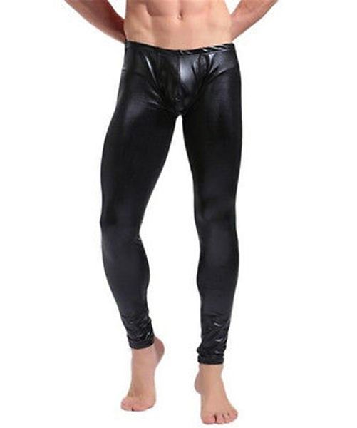 2015 mens long john pu leather club dance pants leggings thermal underwear mank8, Black
2015 mens long john pu leather club dance pants leggings thermal underwear mank8, Black