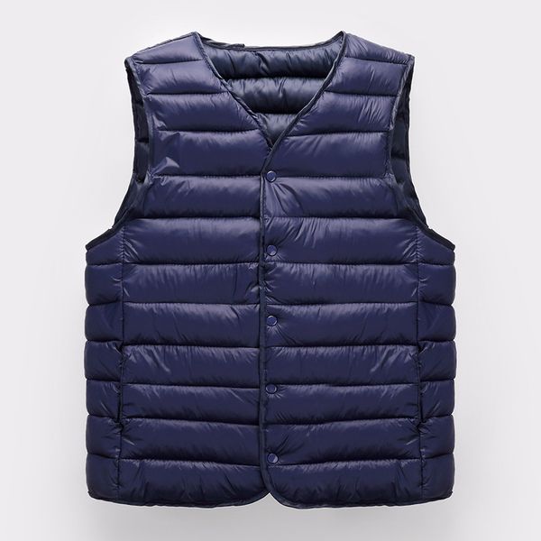 2018 new men's sleeveless ultralight warm vest men's casual vest warm jacket outwear waistcoat, Black;white
2018 new men's sleeveless ultralight warm vest men's casual vest warm jacket outwear waistcoat, Black;white