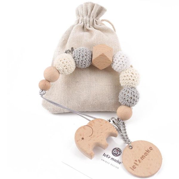 1pc baby pacifier chain elephant wooden clip geometric crochet beads bag wood teether tiny rod dummy clips baby pacifier holder
1pc baby pacifier chain elephant wooden clip geometric crochet beads bag wood teether tiny rod dummy clips baby pacifier holder