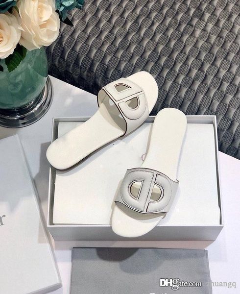 2020 summer slides d-club mules beach indoor flat slippers fashion women black camel blue denim white calfskin slippery casual sandals
2020 summer slides d-club mules beach indoor flat slippers fashion women black camel blue denim white calfskin slippery casual sandals