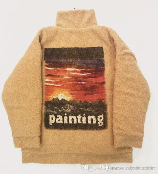 plush mens designer winter coats sunset hand-painted cool loose long sleeved lapel neck thick coats fashion mens coats, Black
plush mens designer winter coats sunset hand-painted cool loose long sleeved lapel neck thick coats fashion mens coats, Black