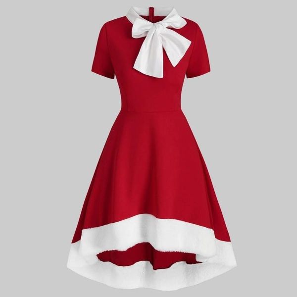 women dress short sleeve party retro dress bowknot collar high low fashion female vestido plus size m140#, Black;gray
women dress short sleeve party retro dress bowknot collar high low fashion female vestido plus size m140#, Black;gray