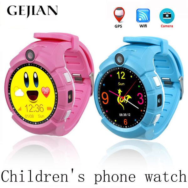 gejian children's watch with camera gps wifi position children's watch sos anti-lost lbs monitoring positioning tracker bracelet, Blue
gejian children's watch with camera gps wifi position children's watch sos anti-lost lbs monitoring positioning tracker bracelet, Blue