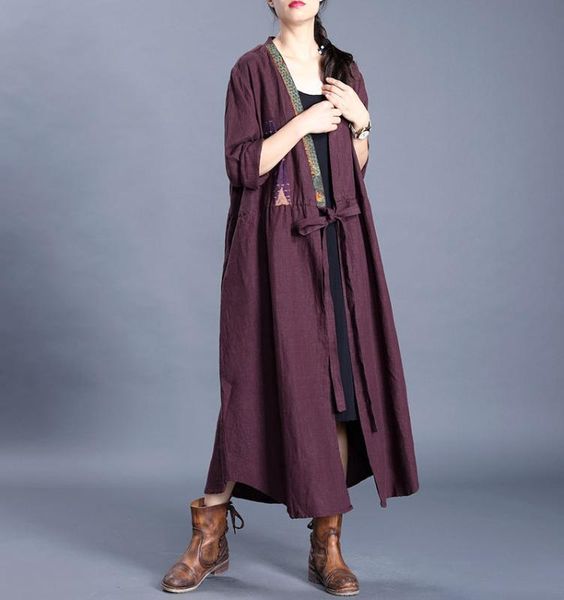 women's trench coats women loose linen patchwork coat outerwear ladies vintage long female 2021 spring autumn overcoat oat, Tan;black
women's trench coats women loose linen patchwork coat outerwear ladies vintage long female 2021 spring autumn overcoat oat, Tan;black