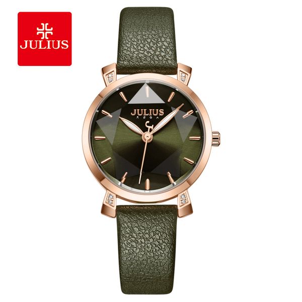 julius марка классический зеленый кожаный часы дамы кварцевые наручные часы простой повседневная водонепроницаемый женские часы, Slivery;brown
julius марка классический зеленый кожаный часы дамы кварцевые наручные часы простой повседневная водонепроницаемый женские часы, Slivery;brown