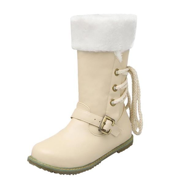 snow booties with plush pure color round toe lace-up booties flat heels vintage round toe lady shoes fall winter female bota, Black
snow booties with plush pure color round toe lace-up booties flat heels vintage round toe lady shoes fall winter female bota, Black