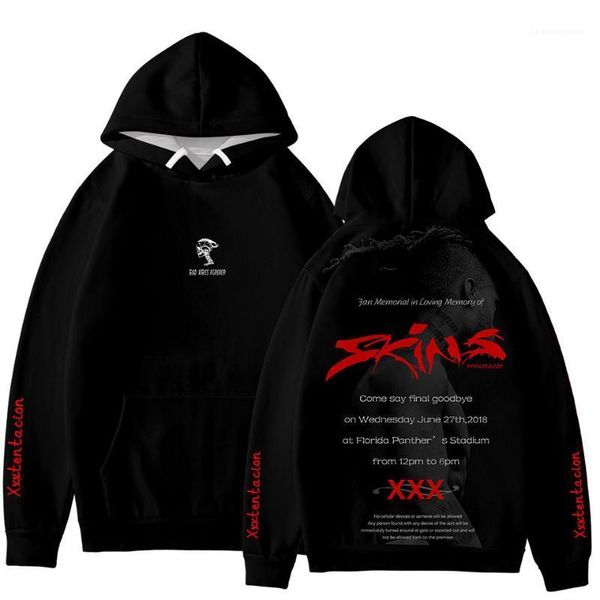 men hoodies spring hooded casual hiphop rap xxxtentacion sweatshirts rip bad vibers, Black
men hoodies spring hooded casual hiphop rap xxxtentacion sweatshirts rip bad vibers, Black