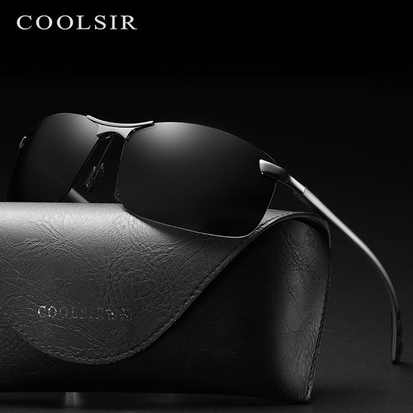 coolsir brand men sunglasses 6115 half-frame sports polarized sun glasses anti-glare aluminum feet square driving eyewear, White;black
coolsir brand men sunglasses 6115 half-frame sports polarized sun glasses anti-glare aluminum feet square driving eyewear, White;black