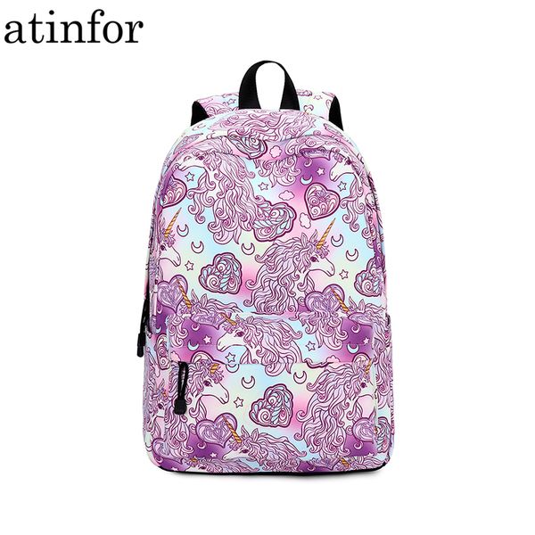 atinfor zipper waterproof cute unicorn printing student backpack women large capacity middle school book bag girls
atinfor zipper waterproof cute unicorn printing student backpack women large capacity middle school book bag girls