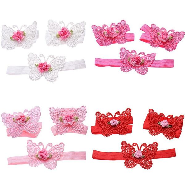 3pcslovely baby girls infant crochet butterfly headband knitted flower barefoot sandals set beauty comfortable stretchy accessories, Slivery;white
3pcslovely baby girls infant crochet butterfly headband knitted flower barefoot sandals set beauty comfortable stretchy accessories, Slivery;white