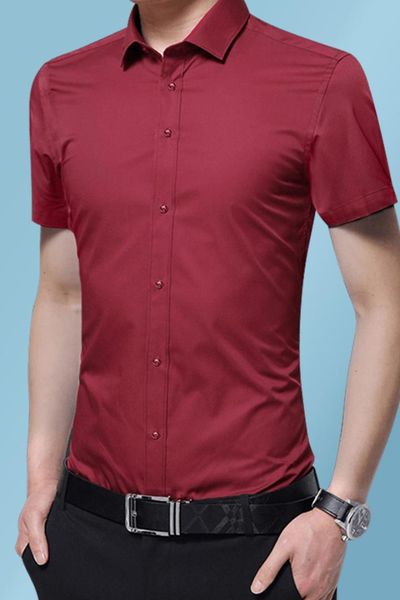 summer features shirts men casual solid color shirt new short sleeve casual slim fit male shirts men's shirt short sleev, White;black
summer features shirts men casual solid color shirt new short sleeve casual slim fit male shirts men's shirt short sleev, White;black