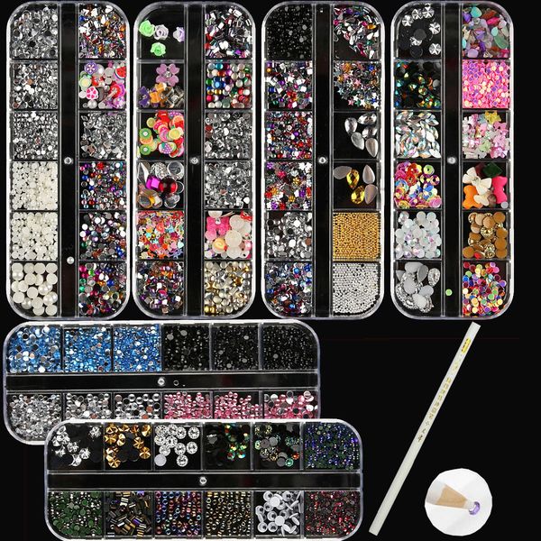 fashion mixed nail rhinestones crystal 3d gems pearl flowers diy nail art deocration with dotting pen, Silver;gold
fashion mixed nail rhinestones crystal 3d gems pearl flowers diy nail art deocration with dotting pen, Silver;gold