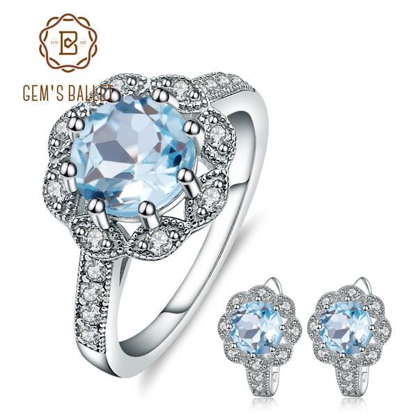 gem's ballet natural sky blue z snowflake rings clip earrings 925 sterling silver gemstone fine jewelry set for women gift, Black
gem's ballet natural sky blue z snowflake rings clip earrings 925 sterling silver gemstone fine jewelry set for women gift, Black