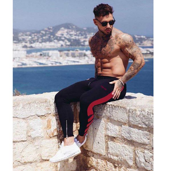 mens sweat pants fitness running entrenamiento pantalones deportivos pantalones transpirables slim beam zip guard pants wholesal, Black
mens sweat pants fitness running entrenamiento pantalones deportivos pantalones transpirables slim beam zip guard pants wholesal, Black
