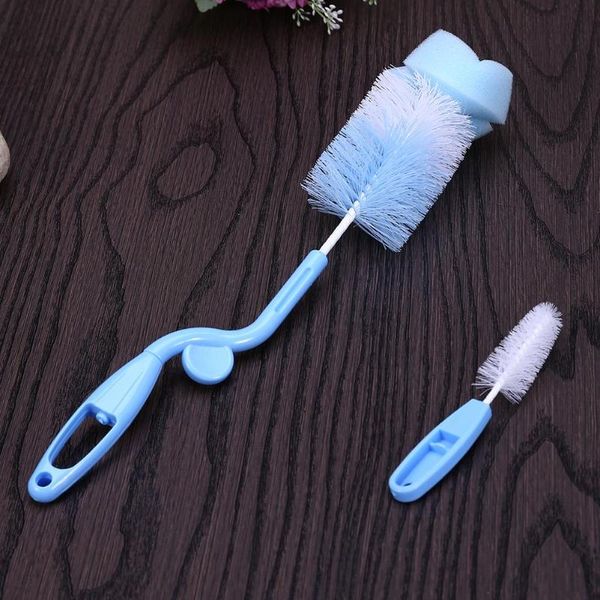 2pcs/set baby bottle brush nipple brush 360-degree rotating head cleaning sponge cup brush kit
2pcs/set baby bottle brush nipple brush 360-degree rotating head cleaning sponge cup brush kit