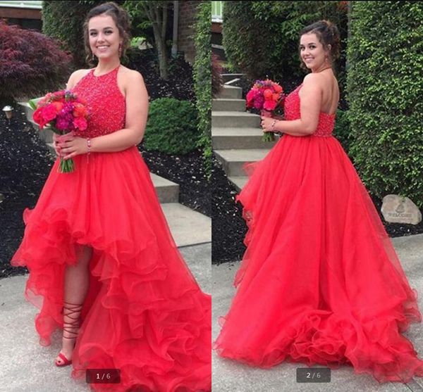 high low halter prom dresses beading sequins ruffles tulle prom dress young girls formal wear a line backless prom gowns selling party, Black
high low halter prom dresses beading sequins ruffles tulle prom dress young girls formal wear a line backless prom gowns selling party, Black