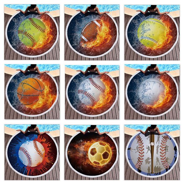 retail 27 colors baby blanket microfiber football fire printed round tassel beach towel play mat designer weighted blanket shawl picnic rugs
retail 27 colors baby blanket microfiber football fire printed round tassel beach towel play mat designer weighted blanket shawl picnic rugs