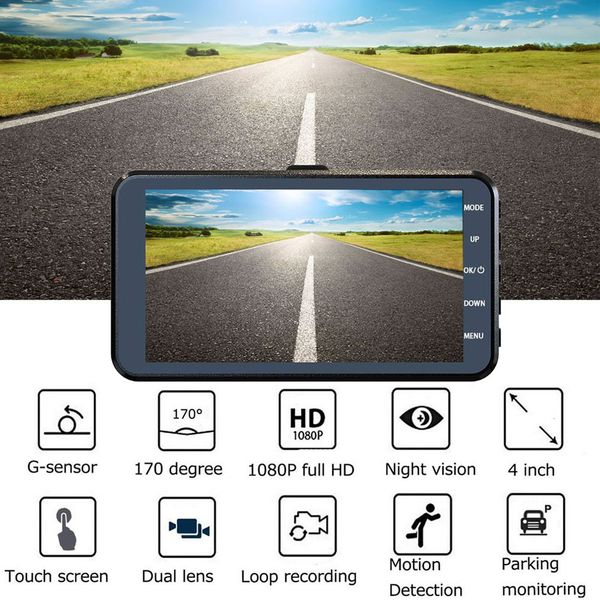 car dashboard camera full hd 1080p dvr driving video recorder,loop recording,parking monitor
car dashboard camera full hd 1080p dvr driving video recorder,loop recording,parking monitor