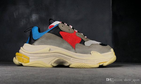 17FW Triple-S Designer Luxury Shoes Retro Dad Shoes for Men's Women black White Sports Tennis Running Shoe Outdoor Dirty Trainers Shoes
17FW Triple-S Designer Luxury Shoes Retro Dad Shoes for Men's Women black White Sports Tennis Running Shoe Outdoor Dirty Trainers Shoes