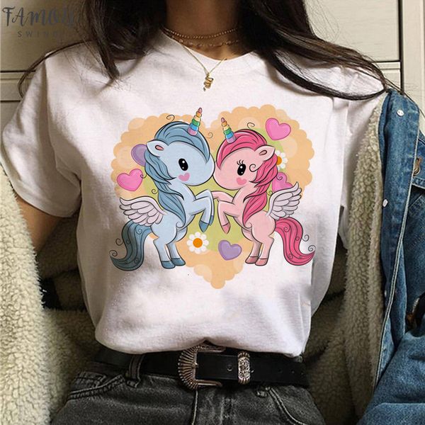unicorn women t shirt kawaii cartoon funny ulzzang polyester 90s streetwear tshirt korean style grunge female casual t shirt clothing, White
unicorn women t shirt kawaii cartoon funny ulzzang polyester 90s streetwear tshirt korean style grunge female casual t shirt clothing, White