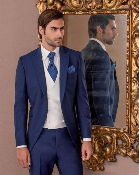 fashion navy blue groom tuxedos peak lapel groomsmen mens wedding dress popular man jacket blazer 3 piece suit(jacket+pants+vest+tie) 1027, Black;gray
fashion navy blue groom tuxedos peak lapel groomsmen mens wedding dress popular man jacket blazer 3 piece suit(jacket+pants+vest+tie) 1027, Black;gray