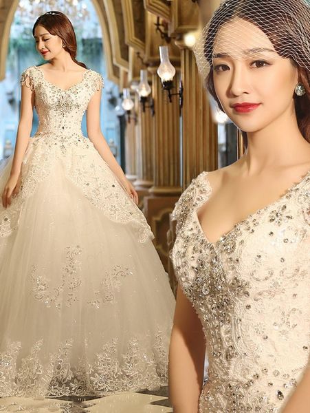 2020 vintage lace beading crystal ball gown wedding dress with tassel cap sleeves floor length bridal dresses vestidos de mairee, White
2020 vintage lace beading crystal ball gown wedding dress with tassel cap sleeves floor length bridal dresses vestidos de mairee, White